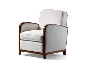 Тканевое кресло с подлокотниками