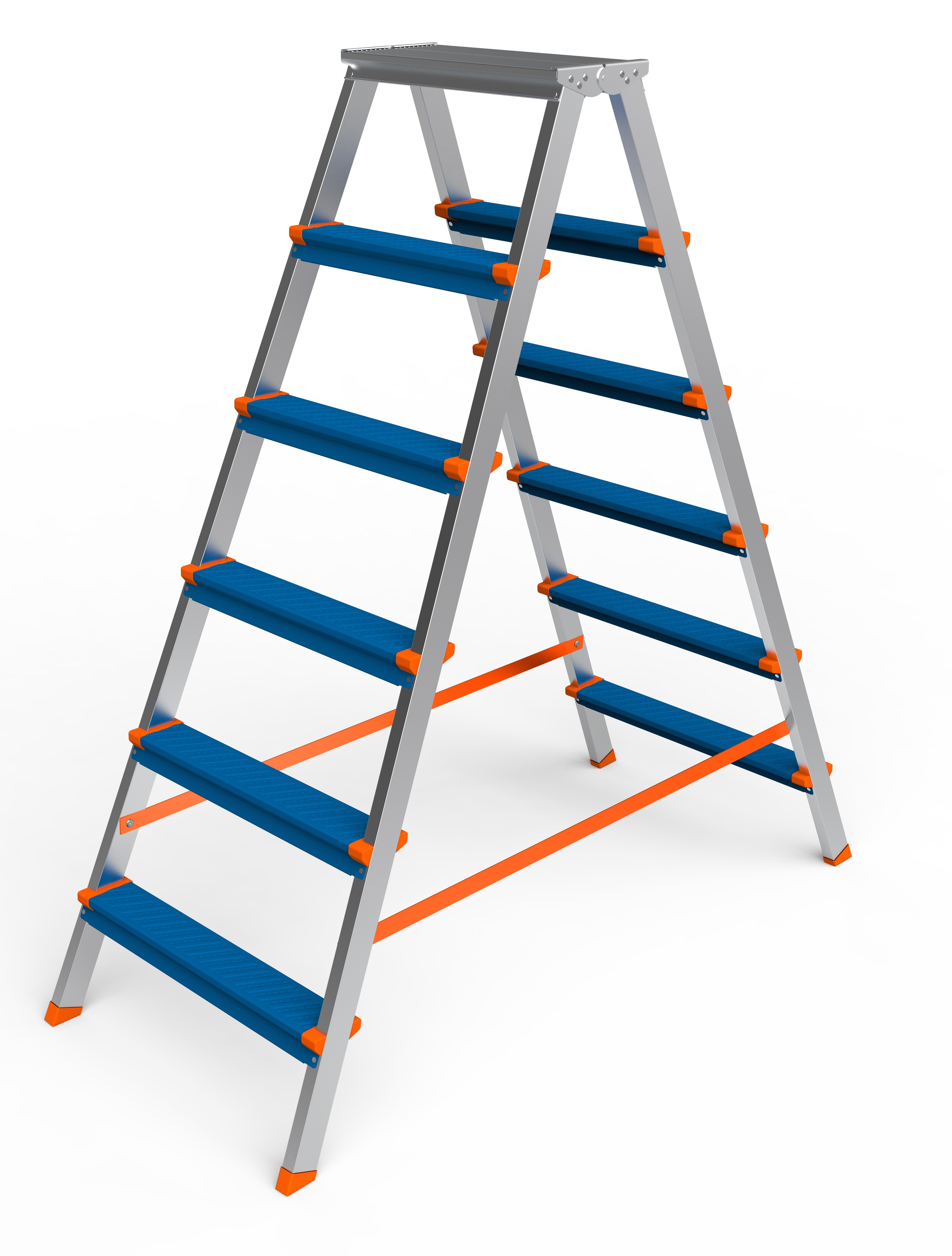 Стремянка двухсекционная SARAYLI COLOR 6+6 9292139 STDN-0092870