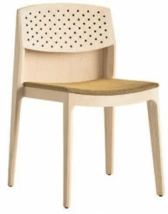 Capdell Деревянный стул со встроенной подушкой Isa 142p