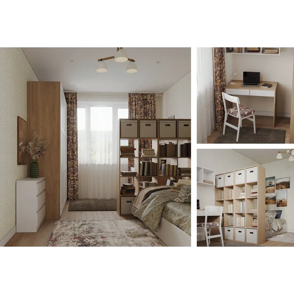 STORIDEA Складная картонная коробка 31×31×30 см для системного хранения 82861118 STLM-0037294 - Вид №8