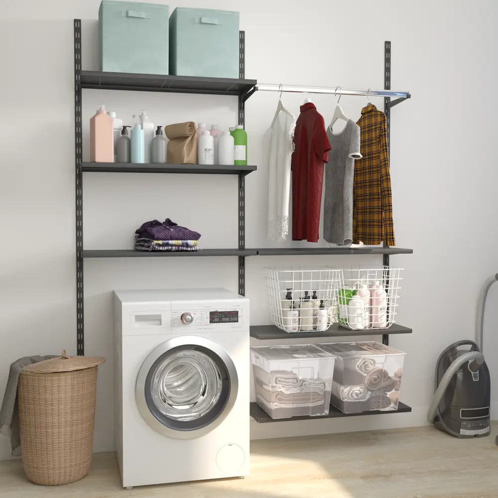 Кронштейн для штанги Spaceo цвет белый STLM-2130241 - Вид №12