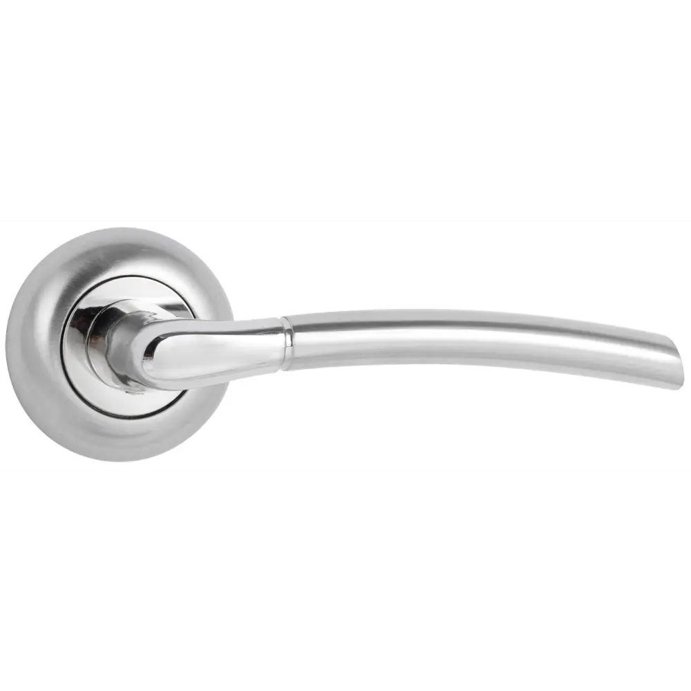 Дверная ручка EDSON EDS-15-Z01 с автовозвратом в матовом хроме 82677952 STLM-0033861 - Вид №1
