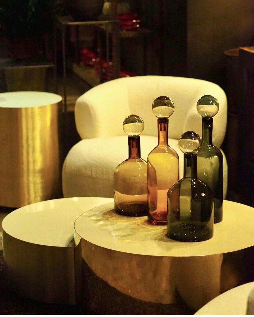 Набор журнальных столиков из ламинированного стекла и металла Jover+Valls Antique Boutique-Luna ARCH-00104161 - Вид №29