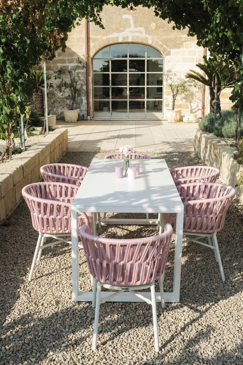 Штабелируемый садовый стул с подлокотниками DRIGANI Drop ARCH-00044870