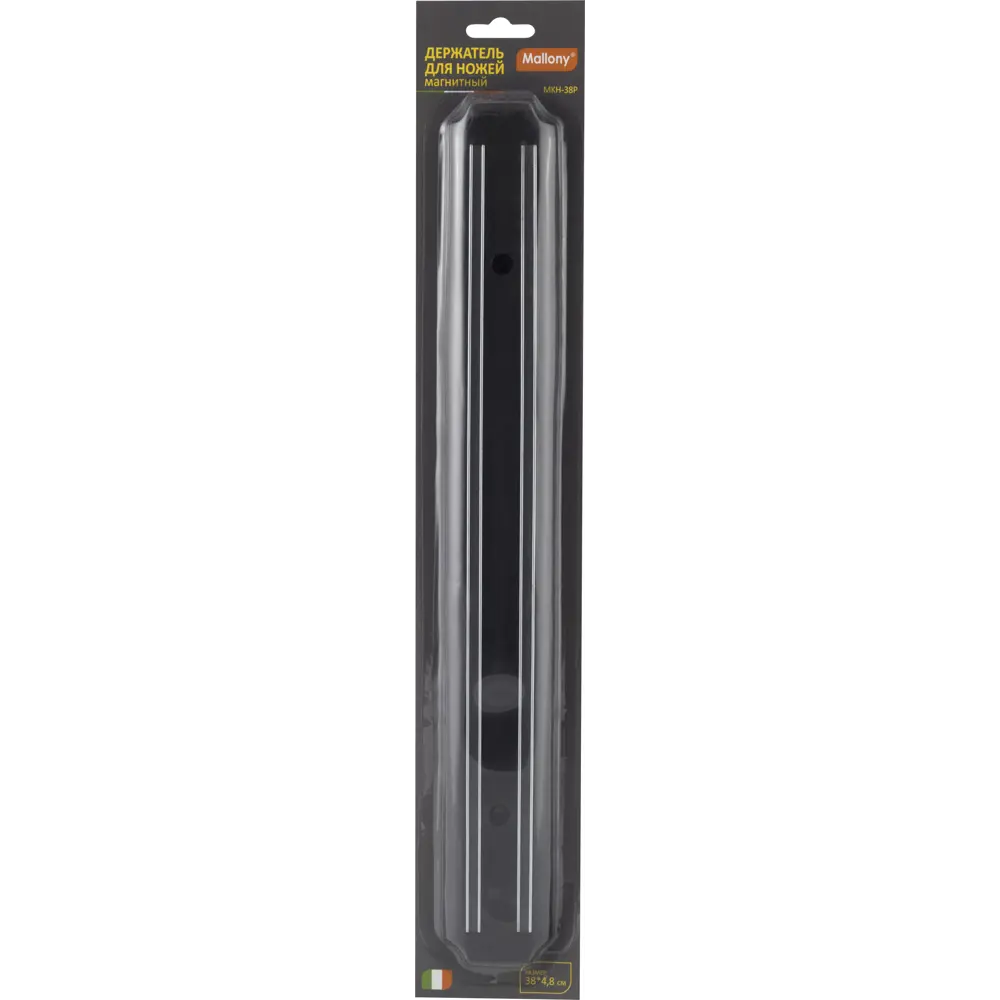 89393077 Держатель для ножей магнитный 38x4.8x1.5 см пластик цвет черный STLM-1529565 Santreyd  - Вид №3