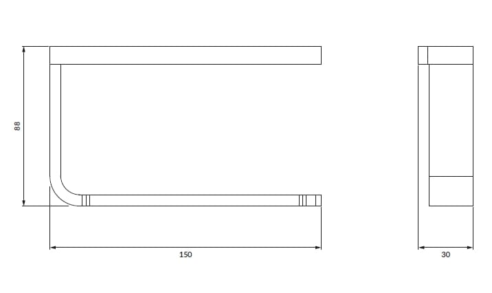Латунный держатель рулона OMNIRES Лугано ARCH-00014262 - Вид №1