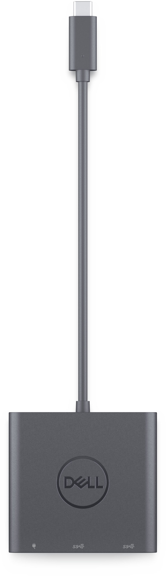 470-AEGX adapter usb-c/2*usb-a with power delivery Dell Santreyd  - Вид №3
