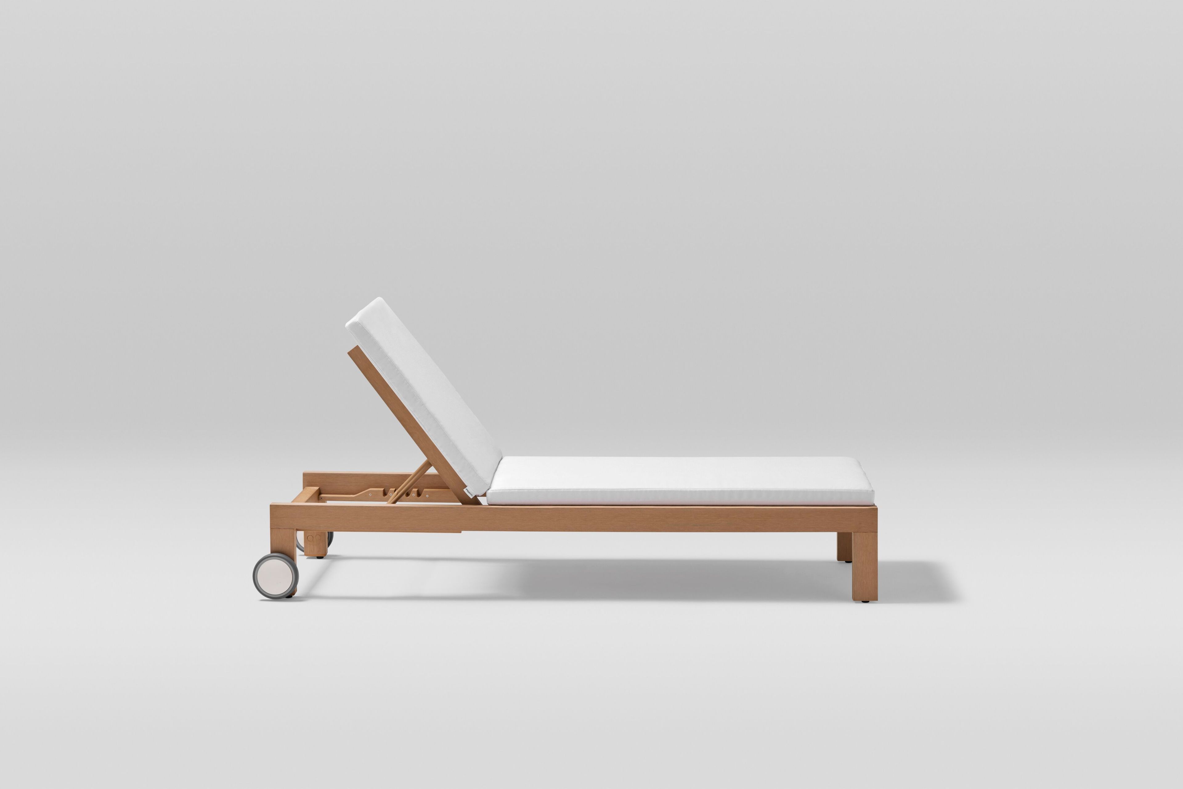 Ткань и TechTeak Recliner Садовая кровать с колесами POINT Kahn ARCH-00057871 - Вид №7