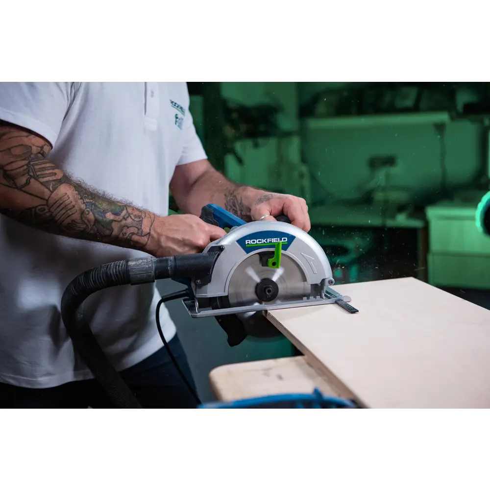 Сетевая циркулярная пила Rockfield RF160CS для точного распила 89366506 STLM-0844028 - Вид №11