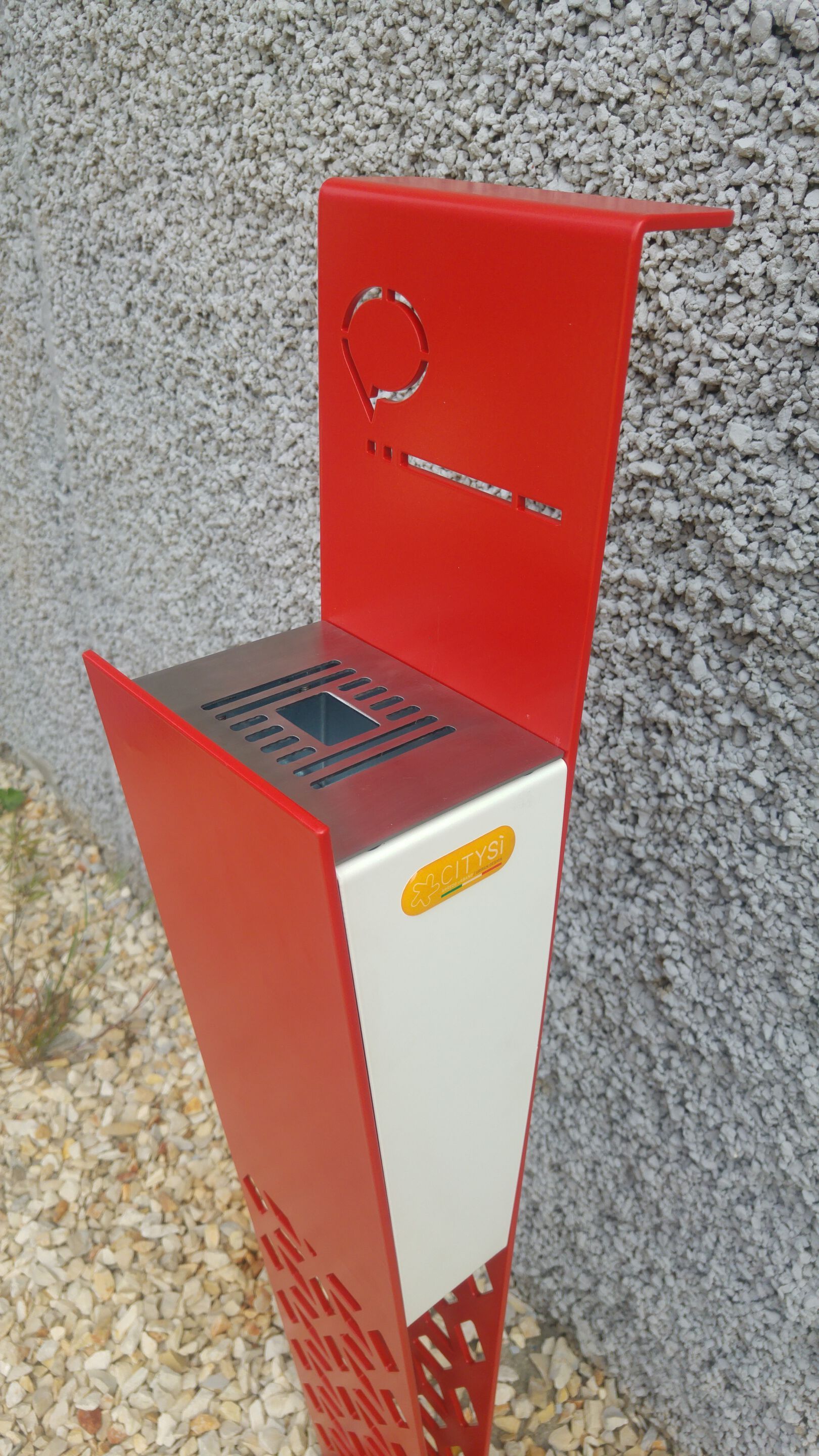 Металлическая напольная пепельница для общественных мест CITYSì GLAX ARCH-00132045 - Вид №10