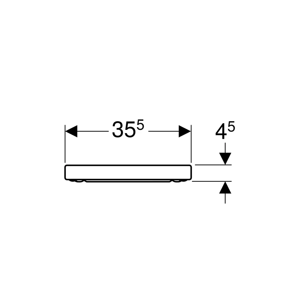 Сиденье для унитаза Geberit Icon дюропласт, цвет белый STLM-2131209 - Вид №6
