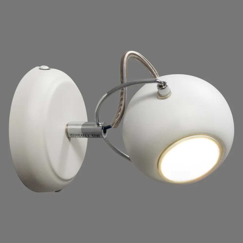 Спот Spin 1 лампа 3 м² цвет белый Arte Lamp STLM-2030571 - Вид №3