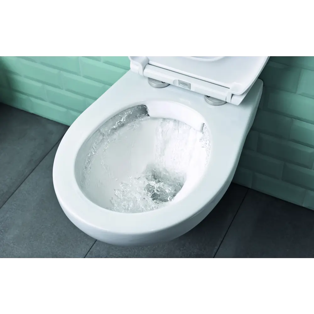 Комплект инсталляция Grohe Solido 5в1 39418000 с унитазом безободковым и кнопкой STLM-2140308 - Вид №14