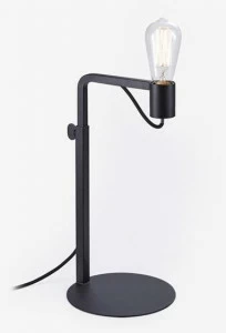 RADAR INTERIOR Настольная лампа из металла с регулируемой высотой ручной работы с диммером Grafit