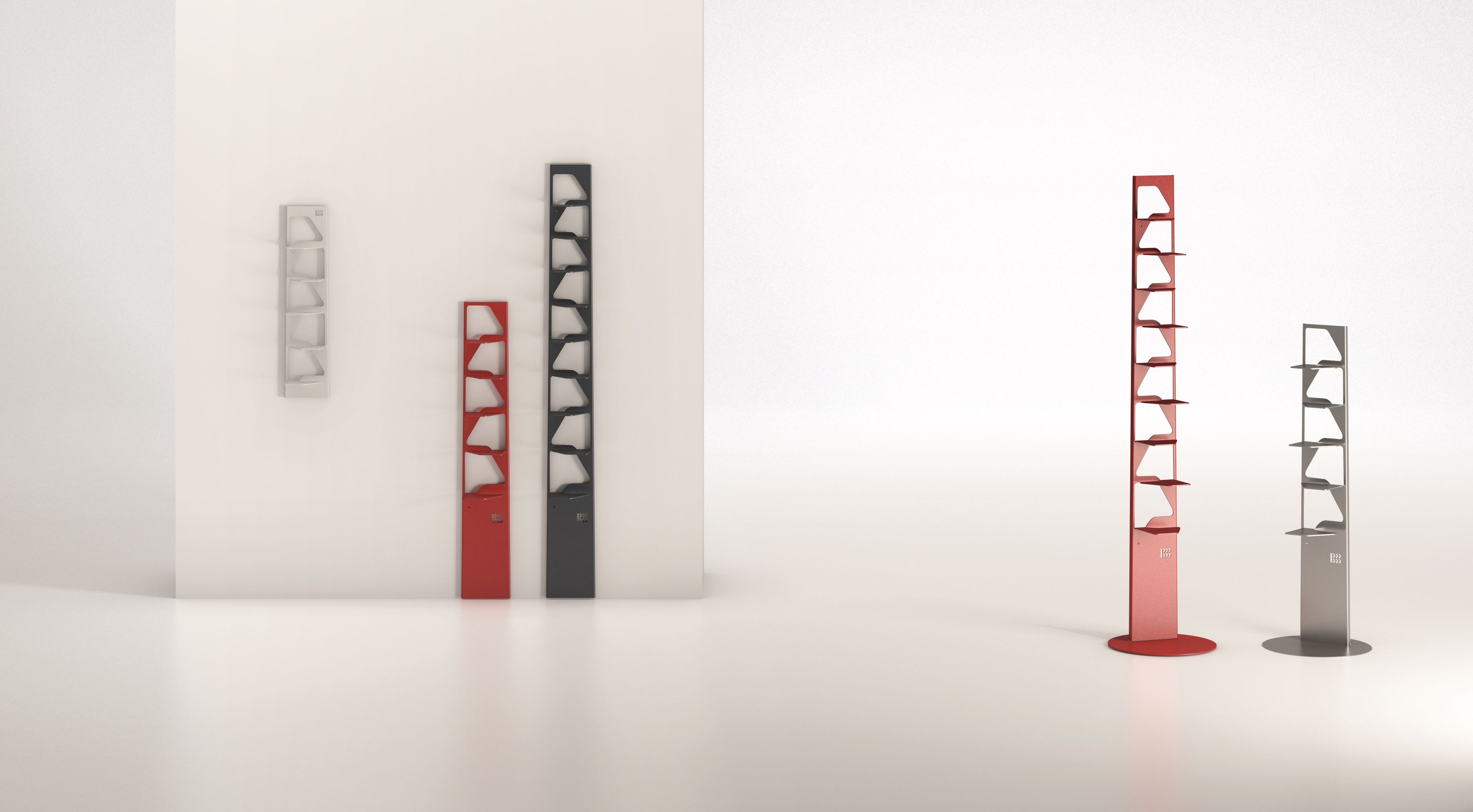 Стальной подвесной книжный шкаф BBB NEANDERTHAL ARCH-00036237 - Вид №1