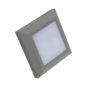 Уличный светильник светодиодный настенный серый Mersin 076-011-0005 HOROZ MERSIN 00-3898043 Белый