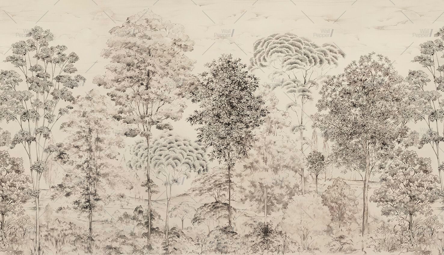 Carta da parati PVC free, eco-friendly, lavabile WallPepper DARCY ARCH-00115334 - Вид №3