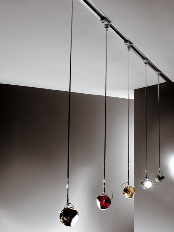 Хромированное металлическое трековое освещение Fabbian Beluga Colour ARCH-00049773 - Вид №7