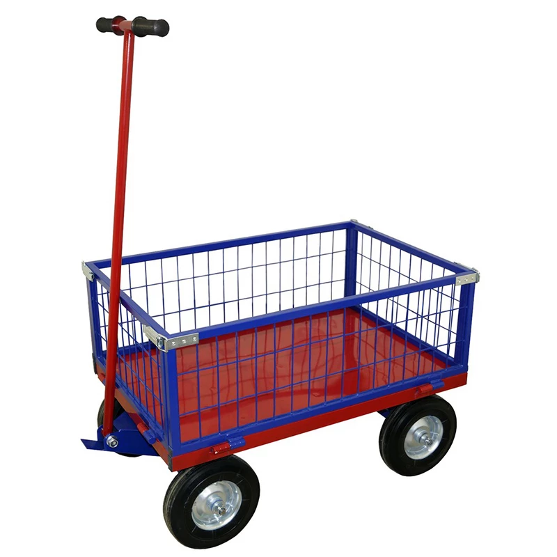 Тележка с поворотной осью ТПОБ 5 С (г/п 450 кг, 1200x700 мм, колеса литые 250 мм) Верстакофф 65-0534