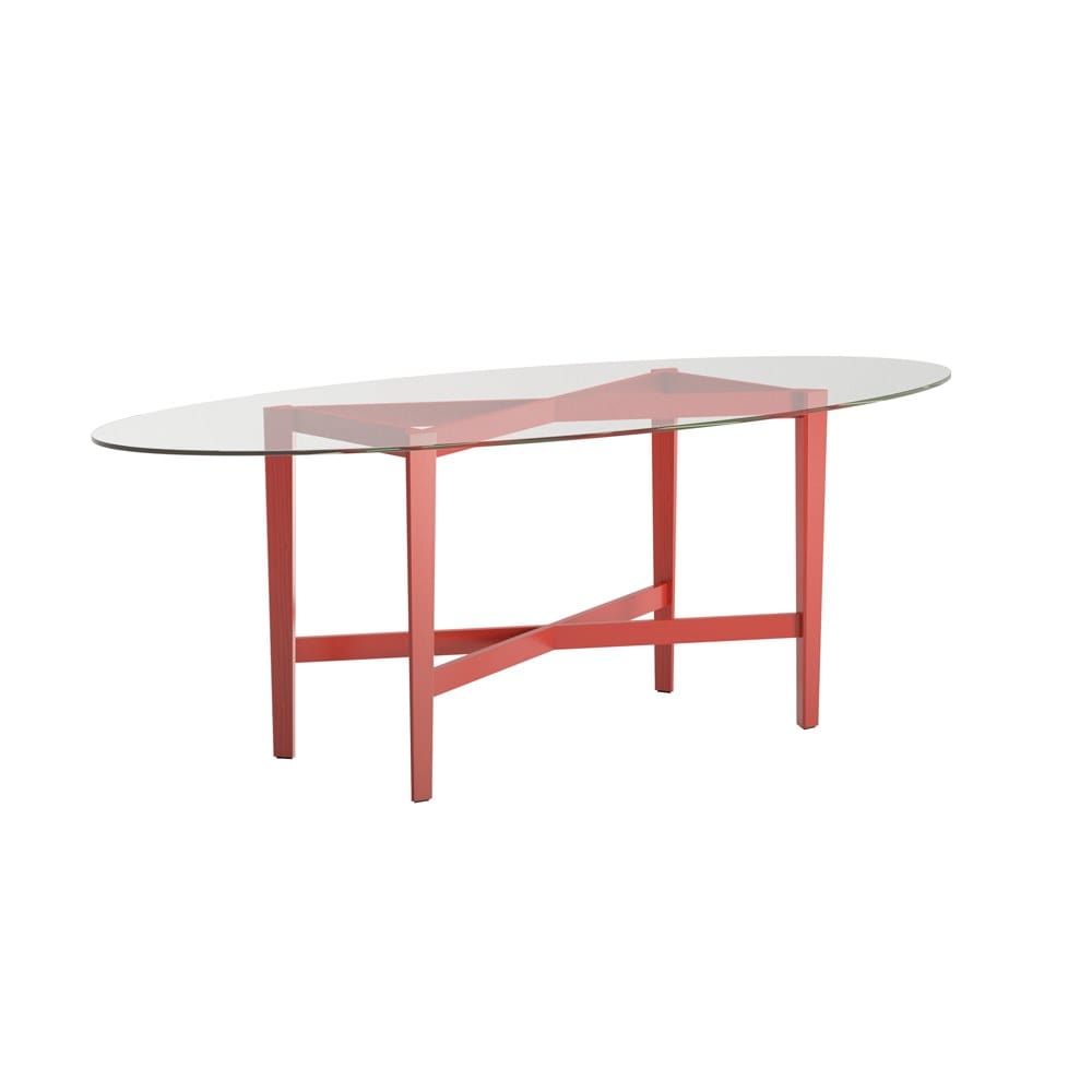 Овальный стол с хрустальной столешницей и основанием из бука BBB Луи-Филипп ARCH-00057847 - Вид №12