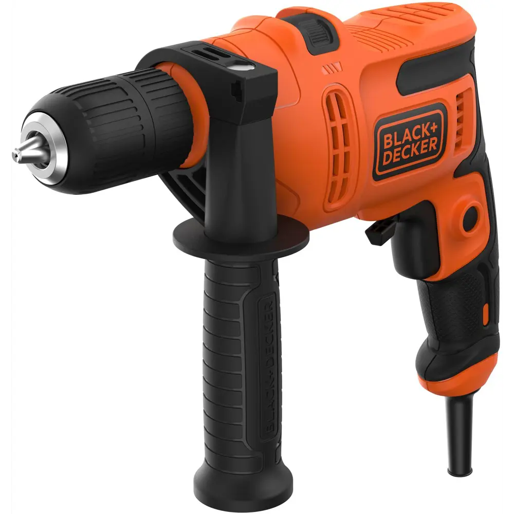Дрель сетевая ударная Black + Decker BEH710-QS, 710 Вт STLM-2080277