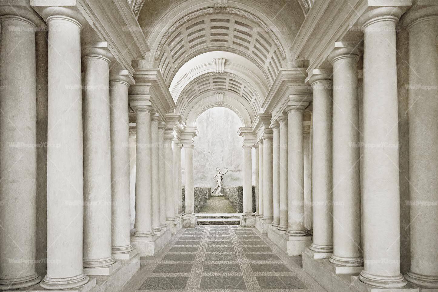 Классические обои, ПВХ бесплатно, экологически чистые, моющиеся WallPepper KRONOS ARCH-00136102 - Вид №2