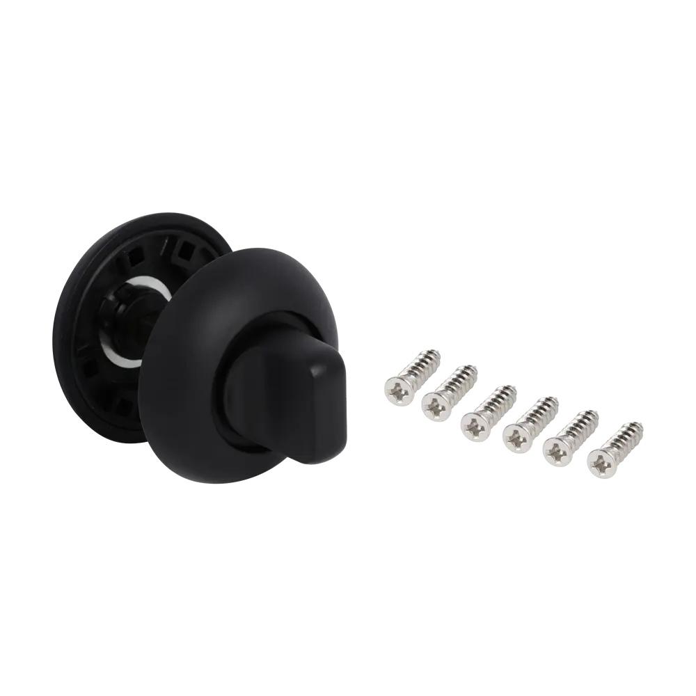 Завертка дверная Edson EDS-WC-Z01 алюминий цвет черный STLM-2050555 - Вид №1