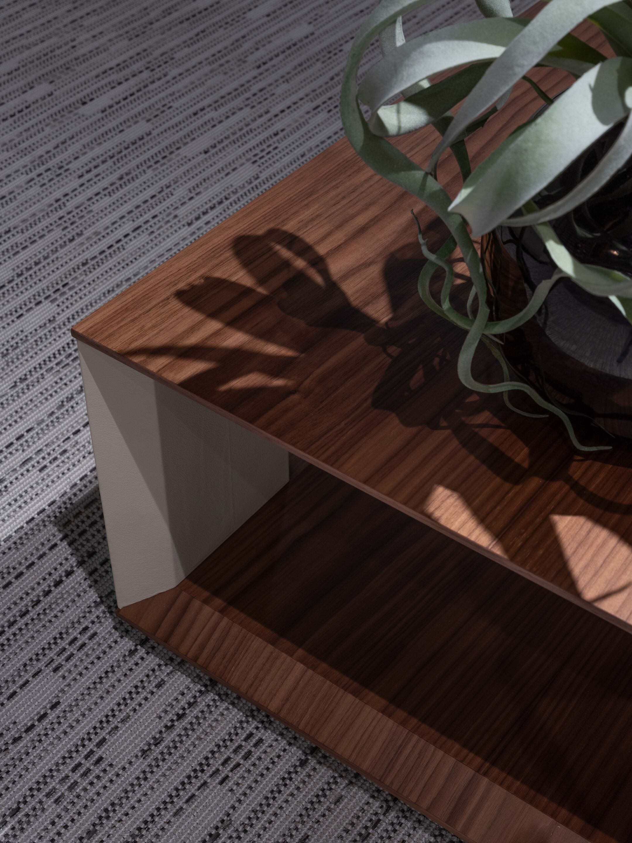 Низкий квадратный журнальный столик в фанере Casa Covre TORTUGA ARCH-00089678 - Вид №1