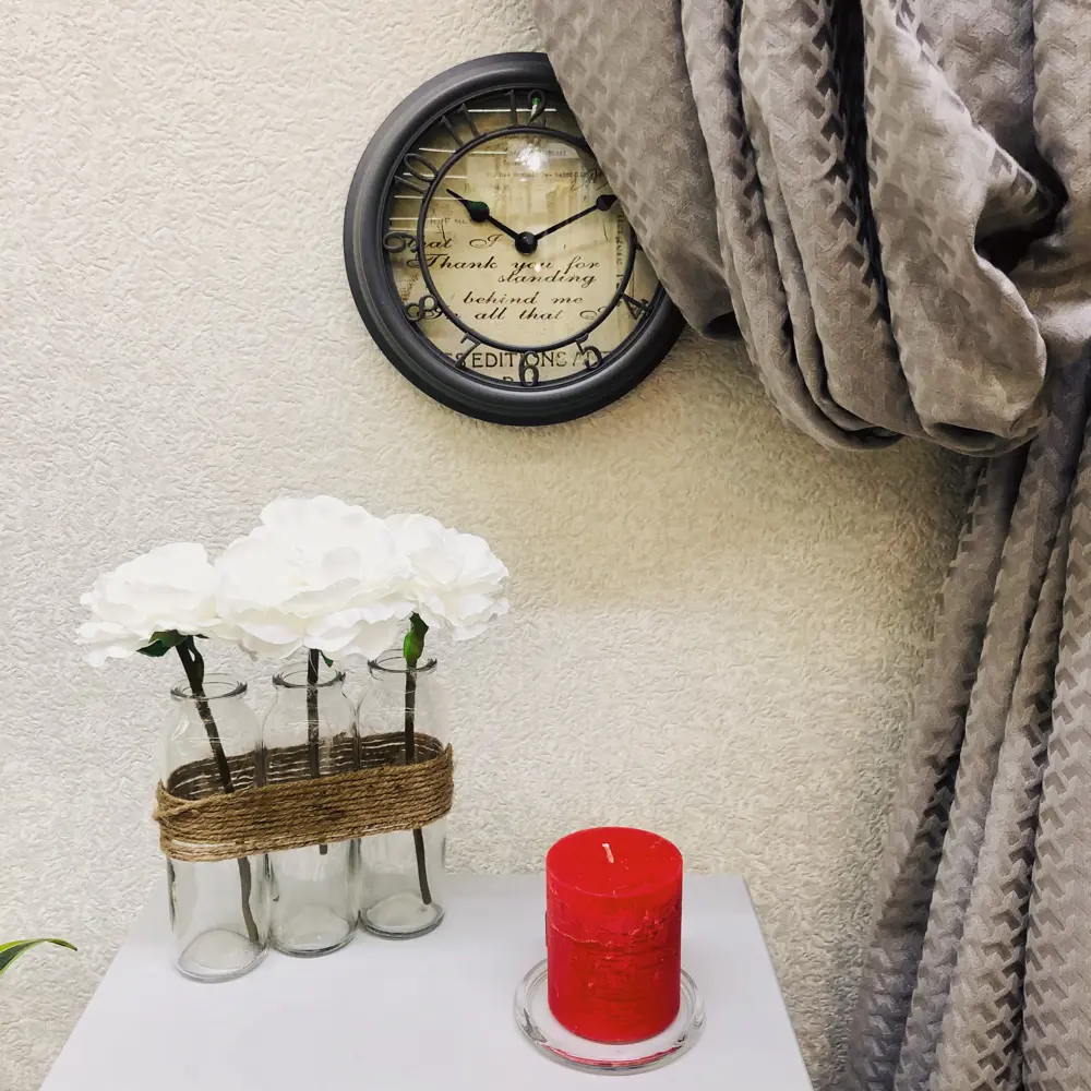 Часы настенные «Romance» 21.5 см цвет серый Atmosphera STLM-2021563 - Вид №4