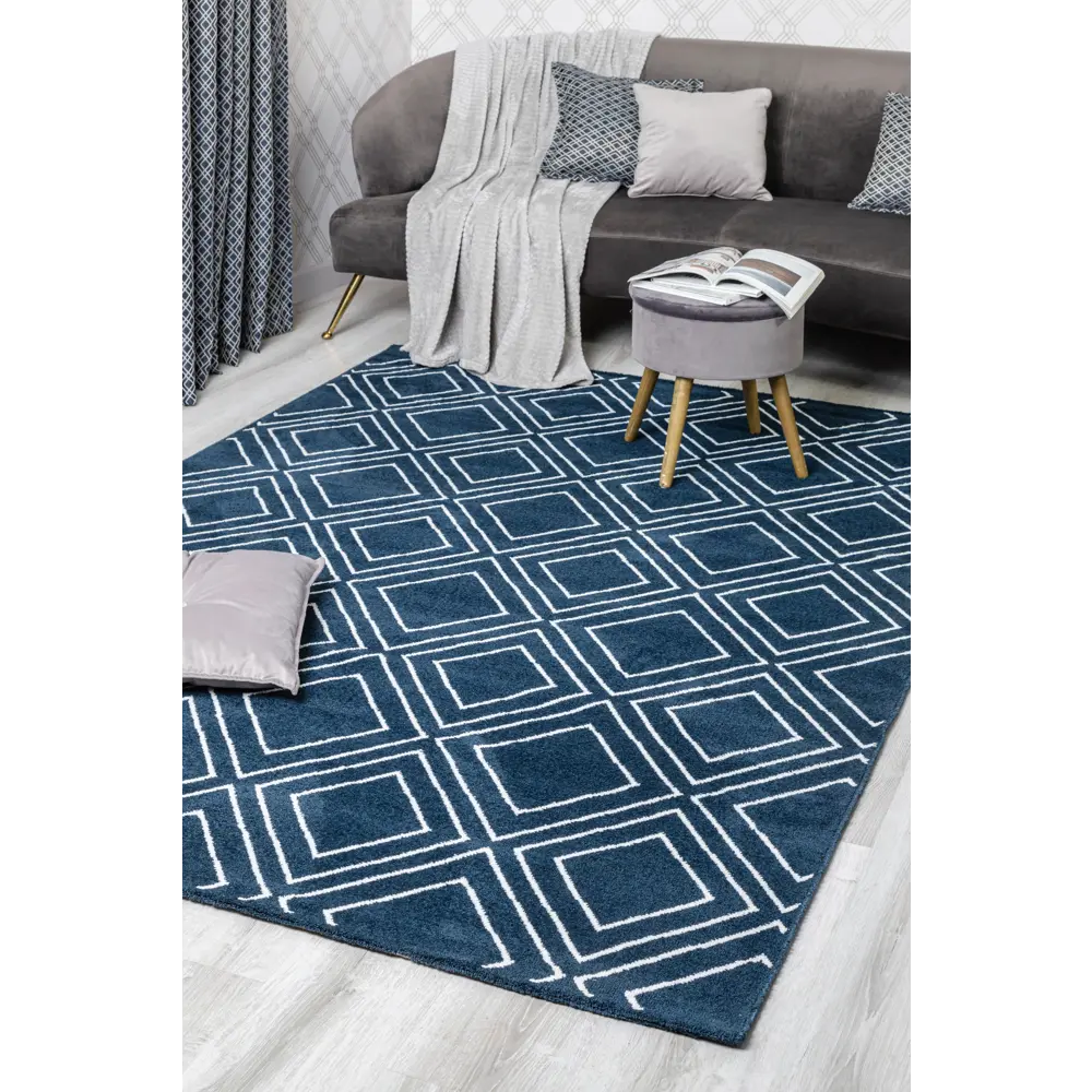 Ковер полиэстер Clima 81200 200x290 см цвет темно-серый DEVOS-CABY STLM-2056342 - Вид №4