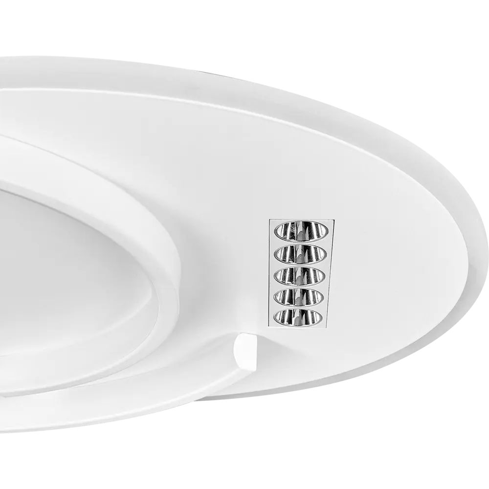 Умная люстра потолочная светодиодная Schaffner Seni 2960-500 10 Вт регулируемый белый свет цвет белый STLM-2131849 - Вид №9