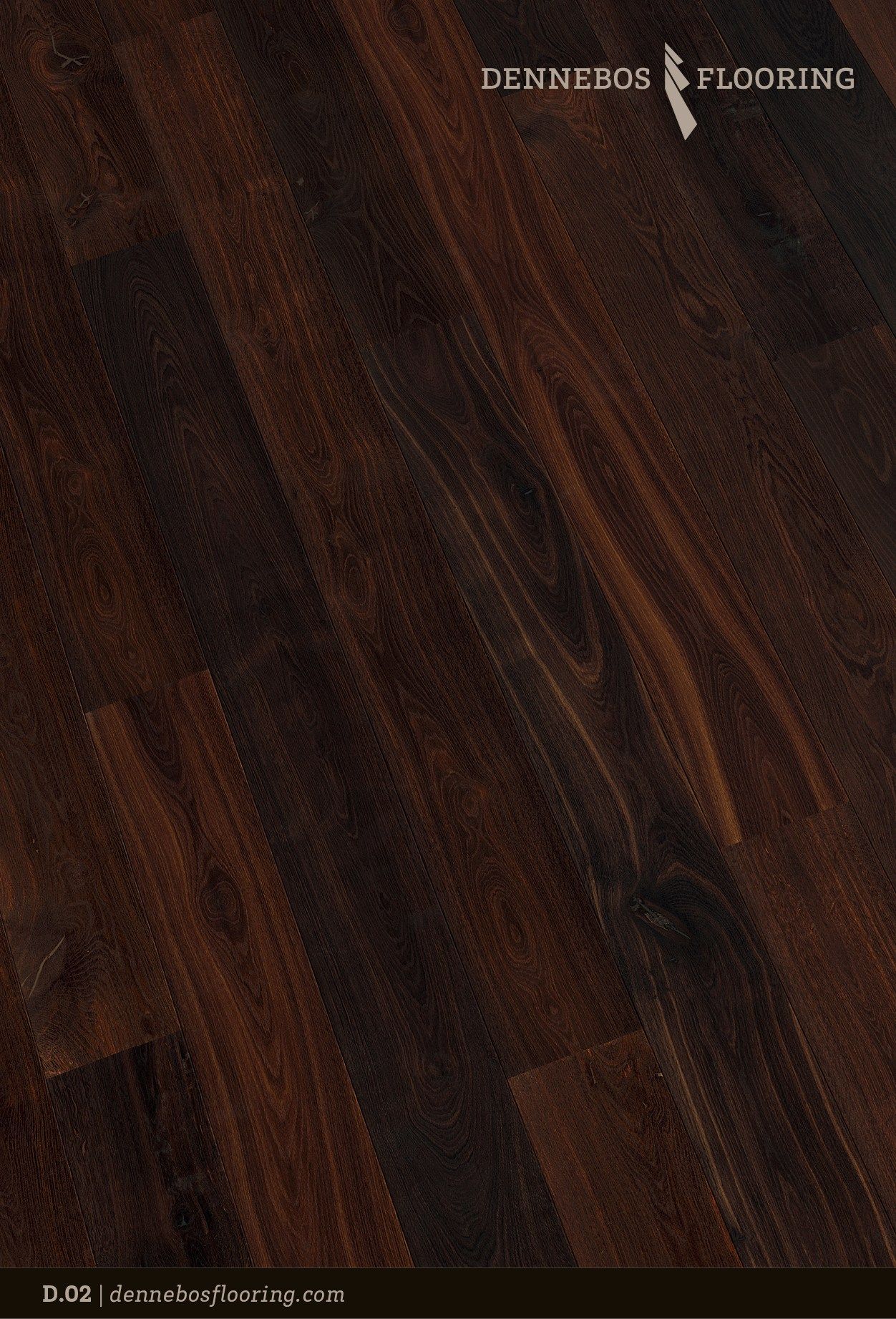 Дубовый паркет Dennebos Flooring Dark ARCH-00089546 - Вид №1