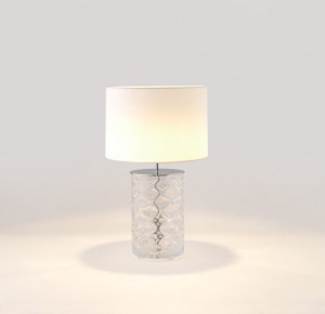 074231 Настольная лампа хром - прозрачный (абажур не в комплекте) Aromas del Campo Shadow