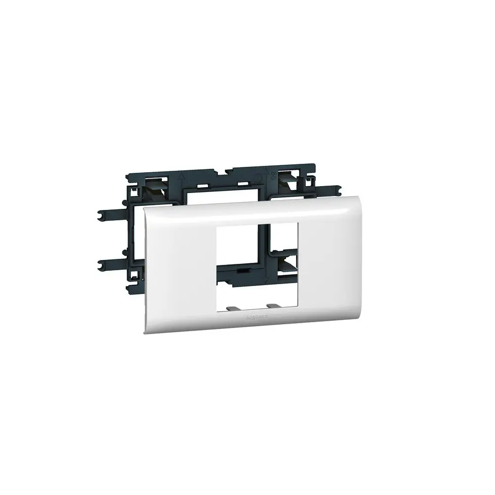 Рамка с суппортом Legrand DLP 2 модуля цвет белый 82169448 STLM-2179228 