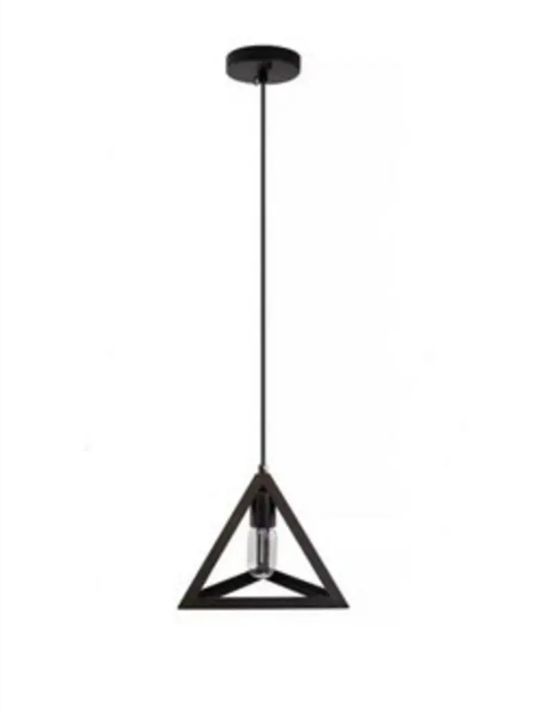 91637229 Светильник подвесной Flylight Socra 1 лампа 8 м² цвет черный STLM-0922906