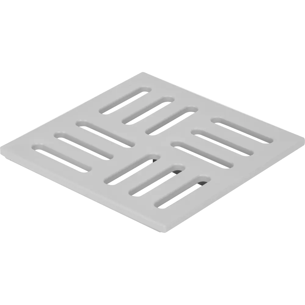 Решетка для душевого трапа АНИ пласт 100x100 мм серая 84229942 STLM-0047277