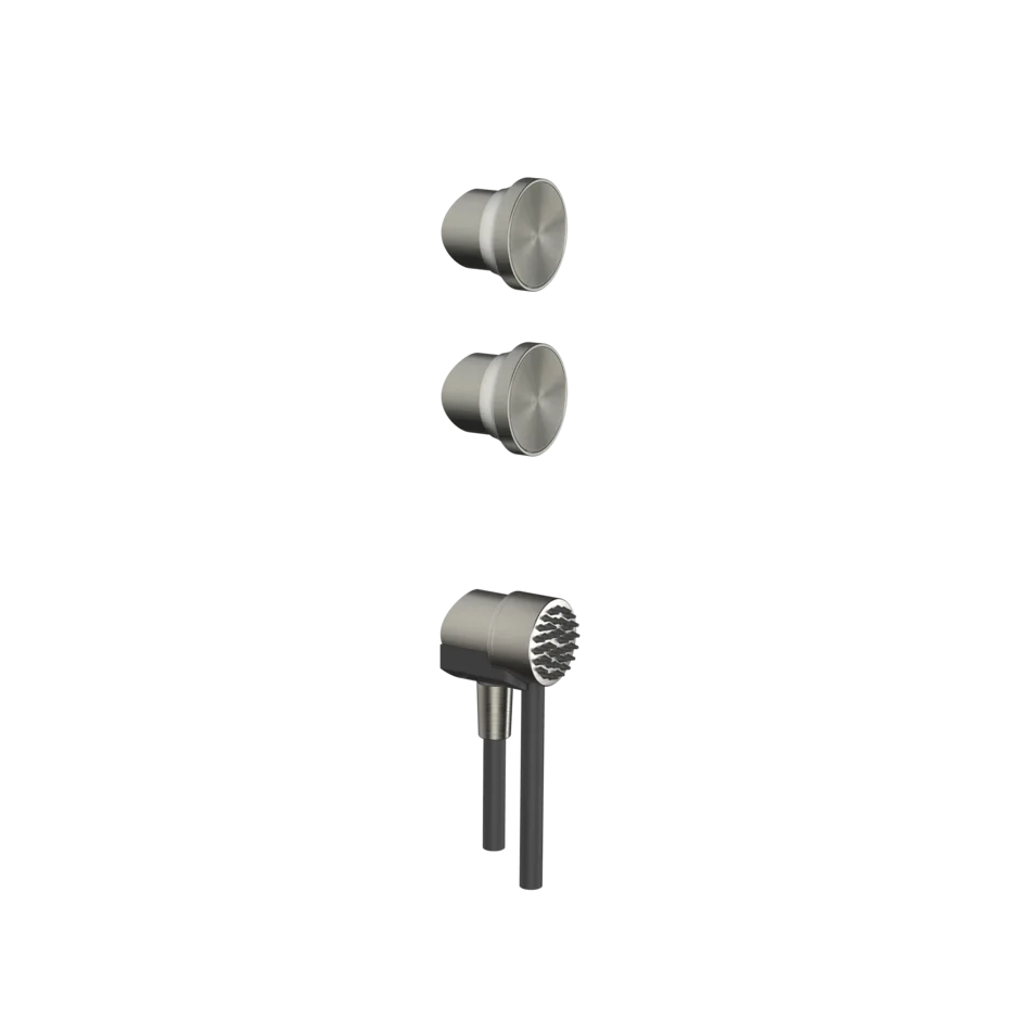 Отклоняющая ручка-ручной душ 66212 239 Gessi Origini ПОЧИЩЕННАЯ ЩЕТКОЙ СТАЛЬ 66212239