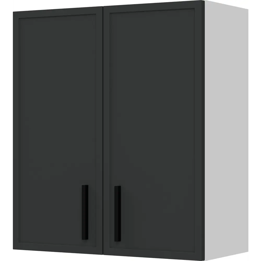 Навесной шкаф Hepo 60x67.6x29 см KONSENSA ЛДСП цвет серый Неро STLM-2063796 - Вид №1