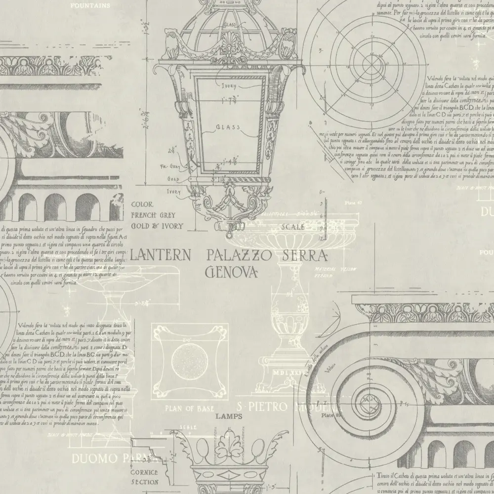 Флизелиновые обои Euro Decor Vitruvi бежевые с текстурным рисунком 89437893 STLM-1579960 - Вид №1