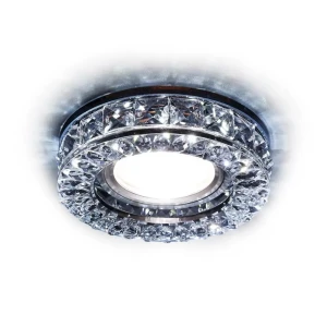 98261683 Светильник точечный встраиваемый Ambrella Light S241 BK Led под отверстие 65 мм 6.3 м² цвет хром STLM-1457479