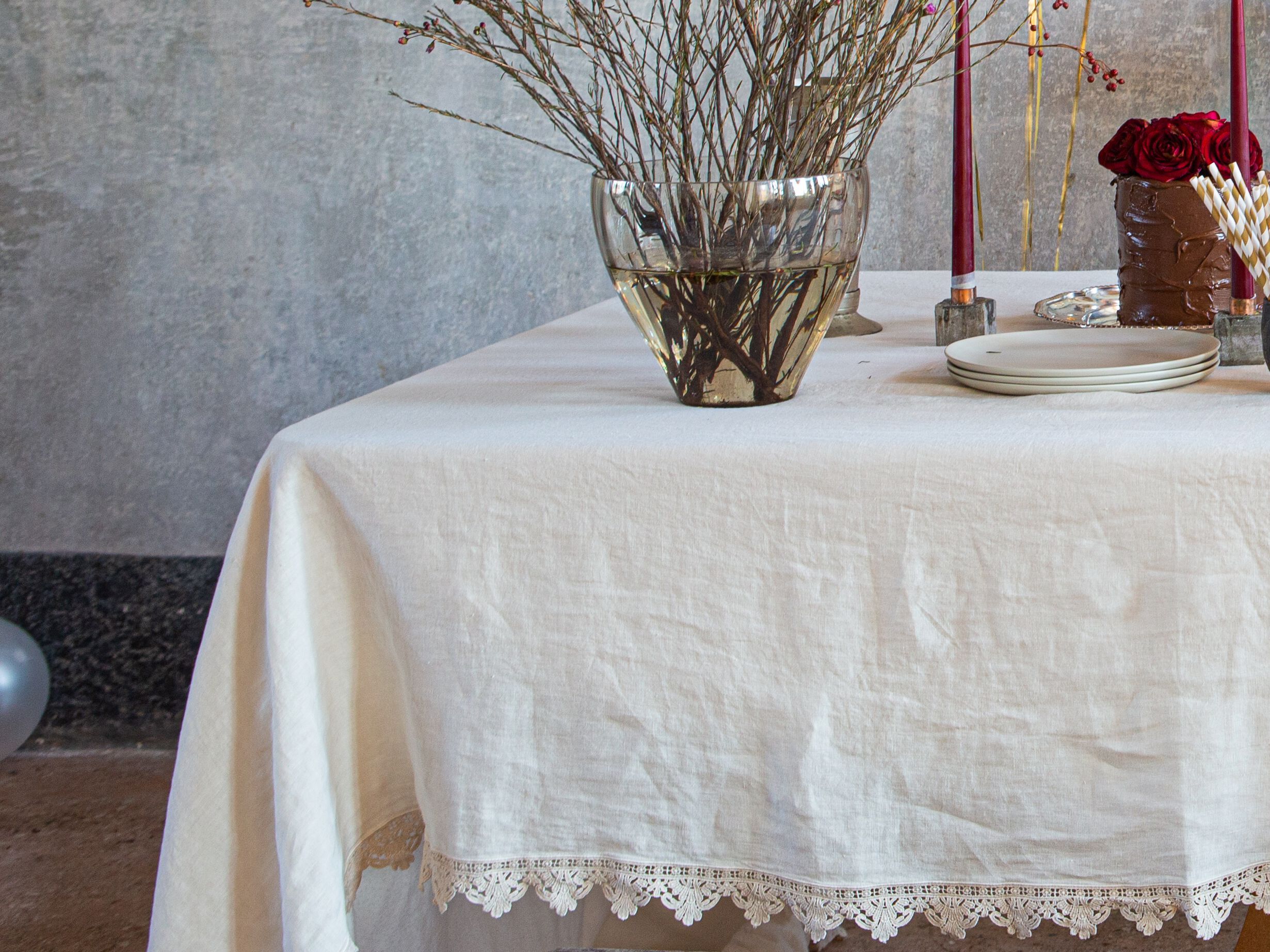 Скатерть с сицилийским кружевом Once Milano Sicily Lace ARCH-00150632