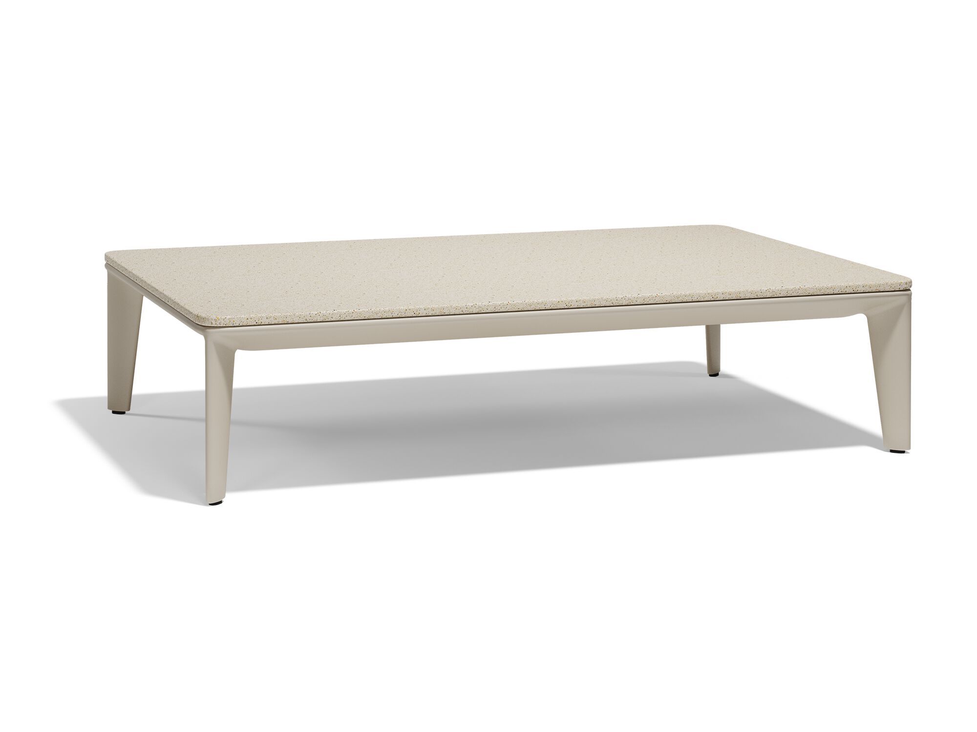 Бетонный прямоугольный садовый столик Vondom Пасадена ARCH-00074889