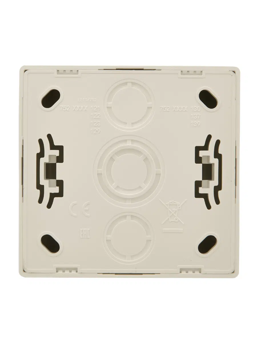 LETO Розетка ТВ оконечная крем LEZARD 752-0300-130 - Вид №2
