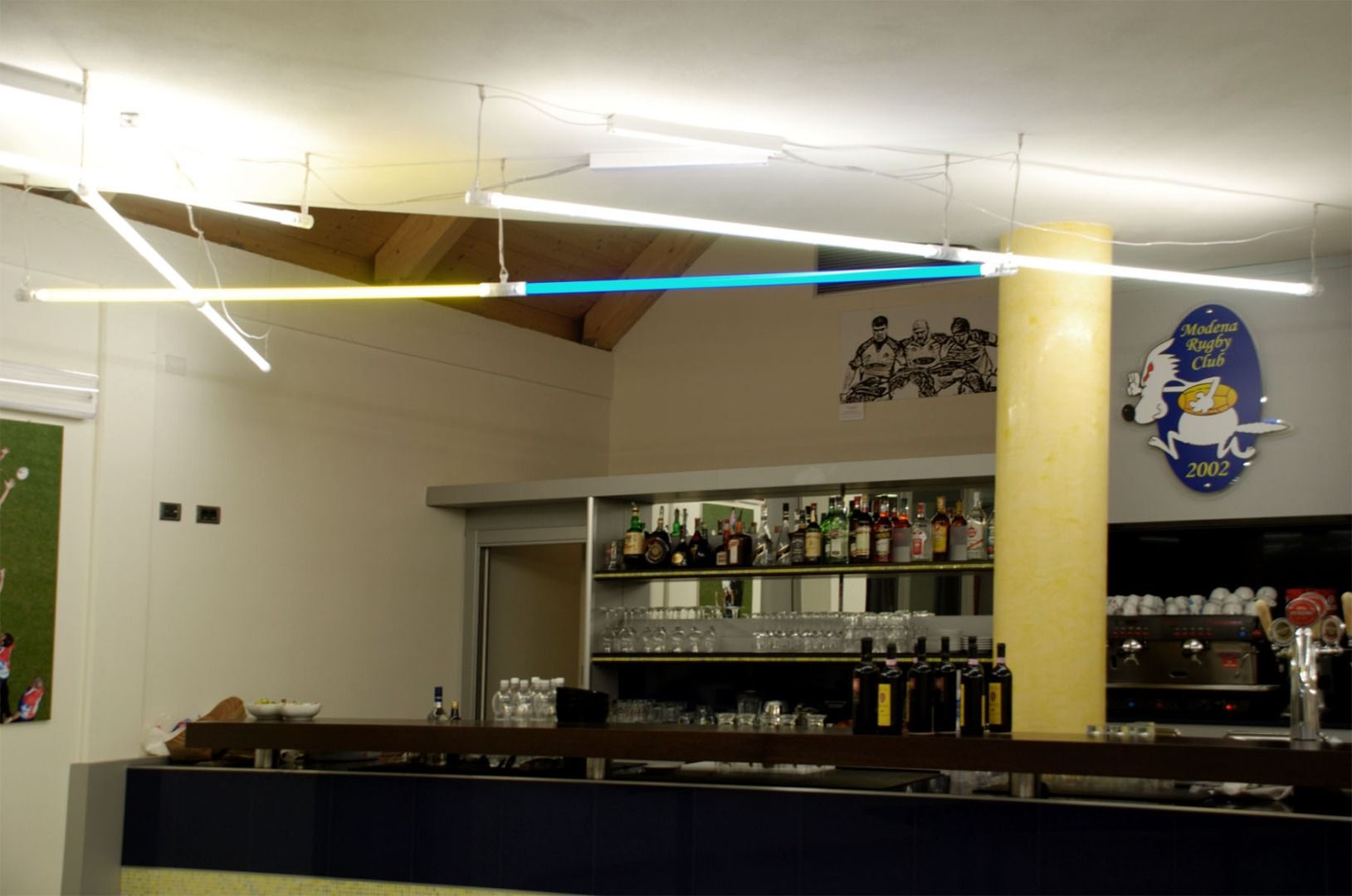 Люминесцентная подвесная лампа из поликарбоната Martinelli Luce Шанхай ARCH-00110281 - Вид №1