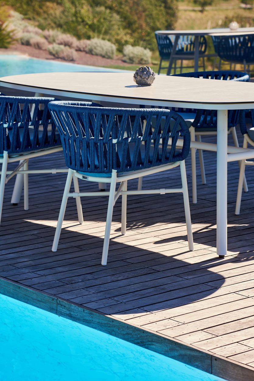 Штабелируемый садовый стул с подлокотниками DRIGANI Drop ARCH-00044870 - Вид №21