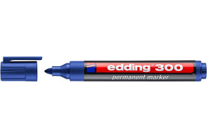 16267278 Перманентный маркер 1,5-3 мм, круглый наконечник Синий E-300#3 EDDING