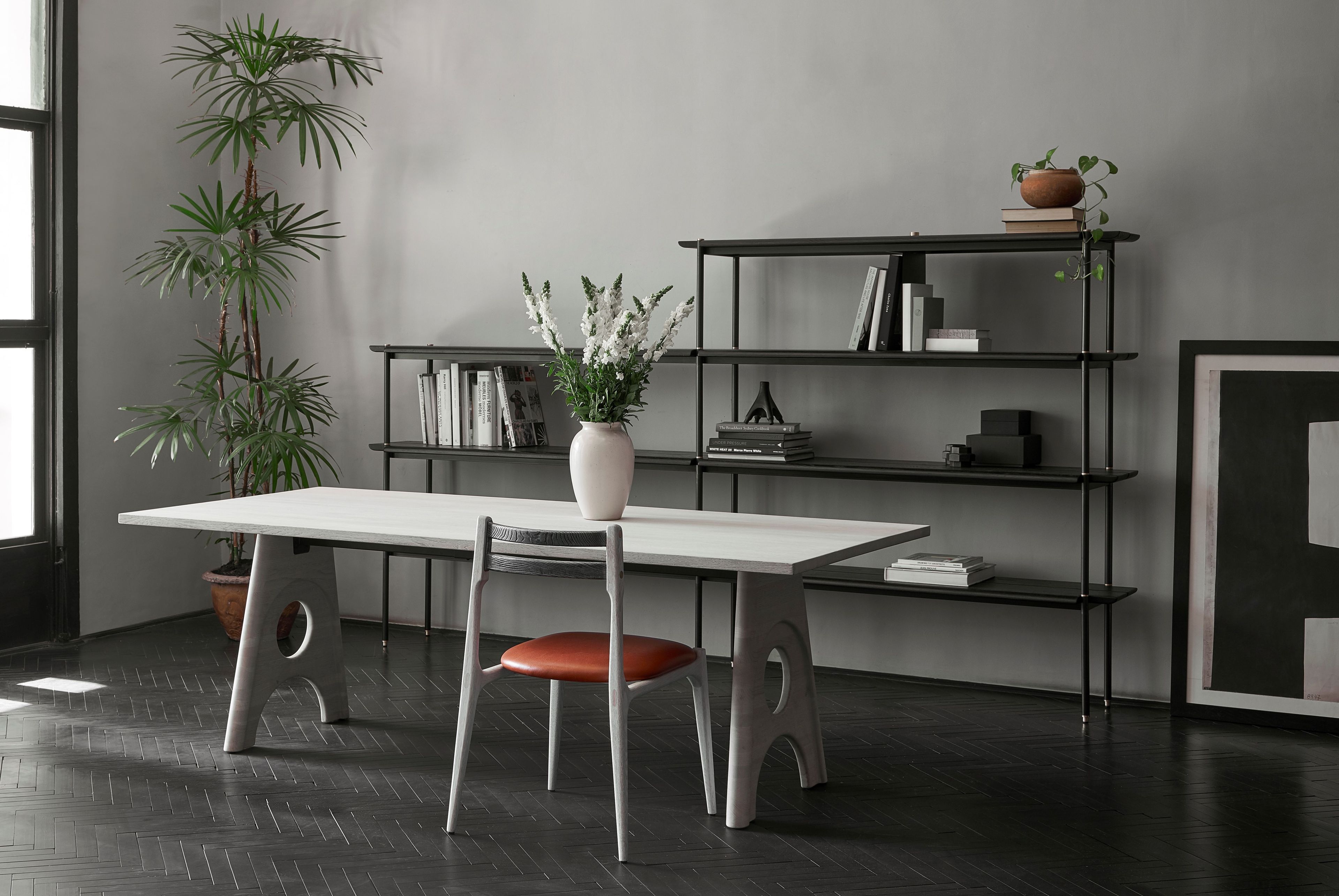 Стальная и деревянная скамья District Eight Укладка ARCH-00140767 - Вид №19