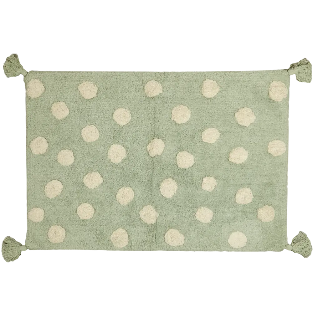 Коврик Inspire декоративный хлопок MUACO 60x90 см цвет зеленый STLM-2172702