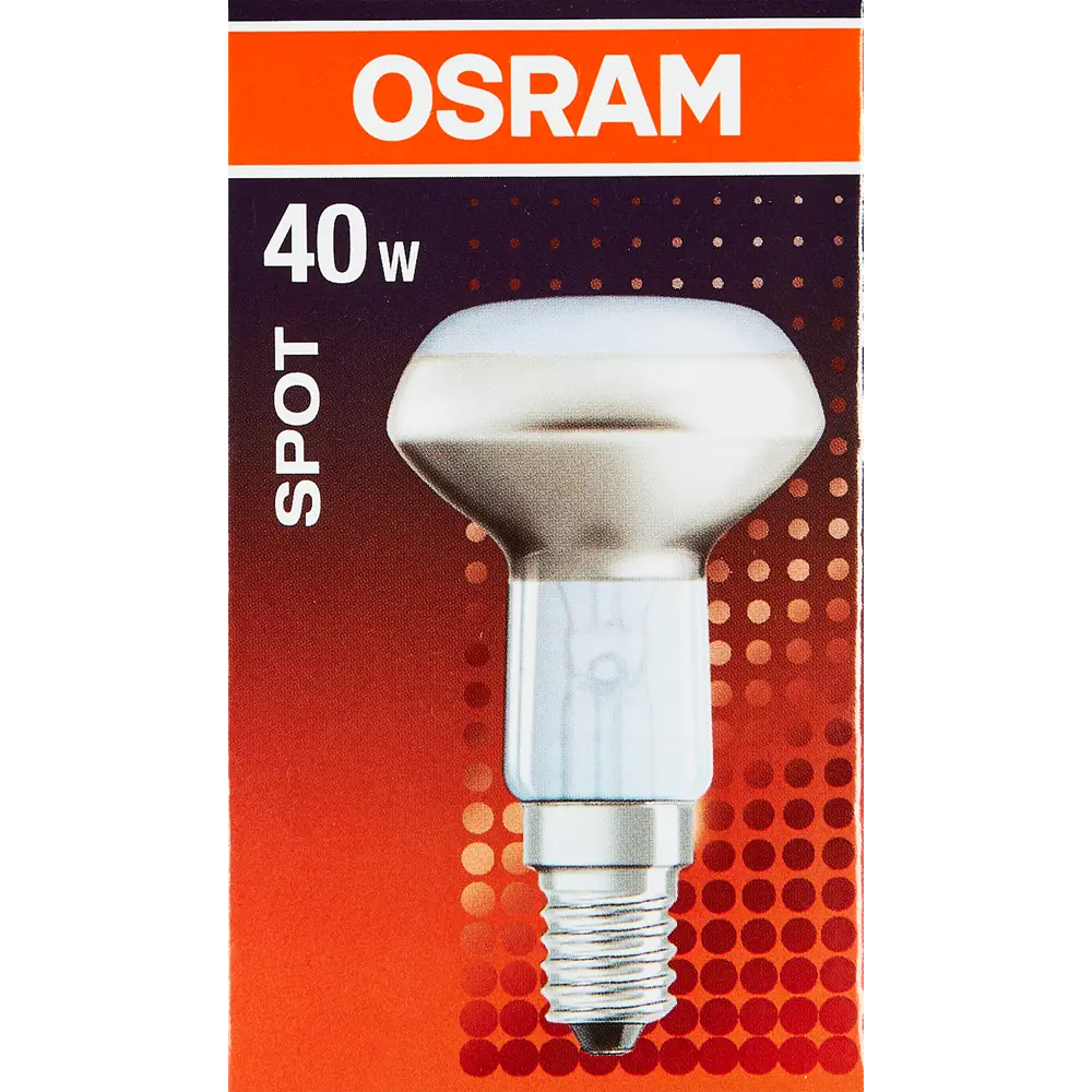 Лампа накаливания Osram спот R50 40 Вт свет тёплый белый STLM-2102728 - Вид №3