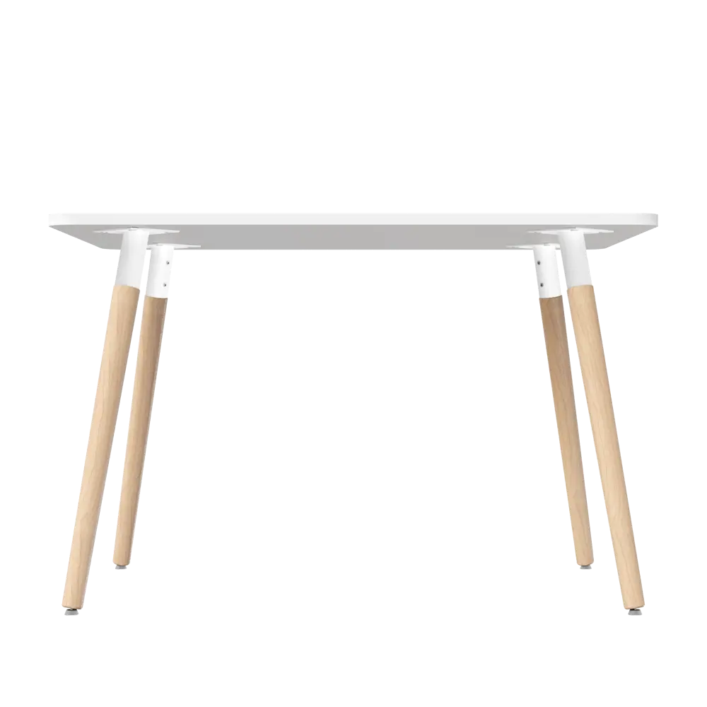 Стол обеденный Сенатор Т1 116x76x76 см прямоугольник дерево цвет светлое дерево/белый Santreyd STLM-2153668 - Вид №6